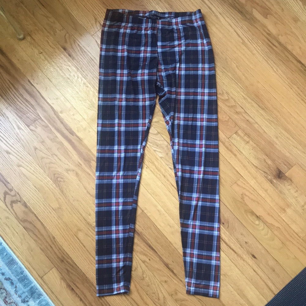See You Monday Plaid Leggings